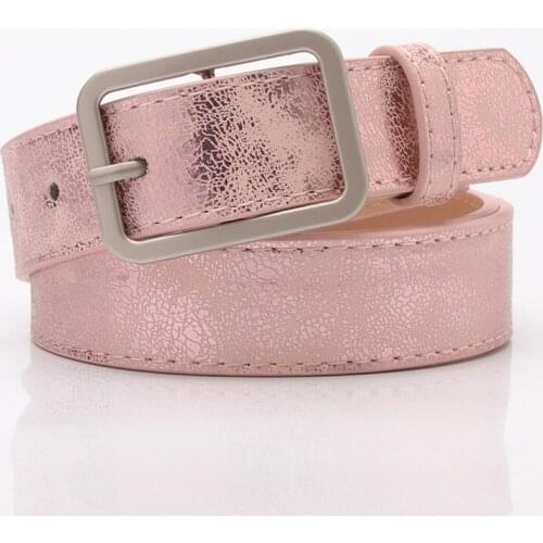 Women PU Leather Belt Buckle Pin Jeans Belts For Women Luxury Designer New