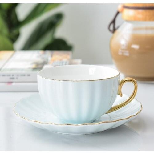 Pink Simplicity Creative Porcelain Cup Saucer Ceramics Simple Tea Sets Modern Design Coffee Cups Turkish Coffee Cups Tea Cup Set