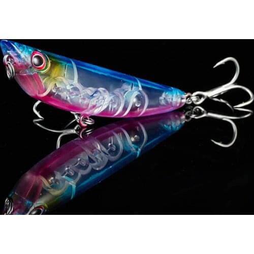 Fishing Lure Bait Swimbait Jerkbait Pencil 80mm 9g Walk Dog Floating Lures Bass bait luer Floating Pencil Surface Stick