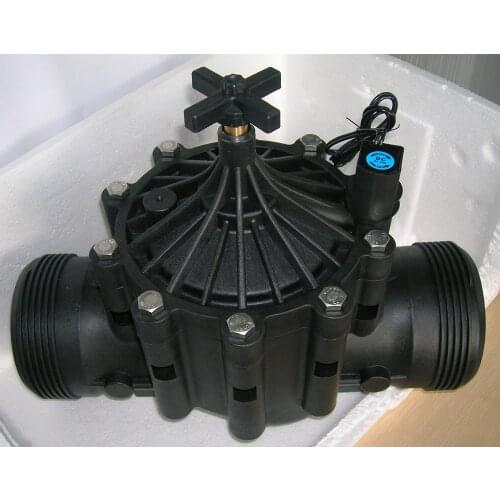 Irrigation system Agriculture plastic irrigation solenoid valves 100mm