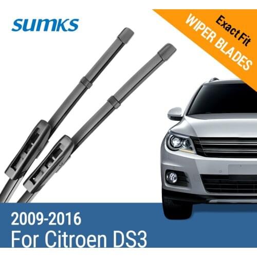 SUMKS Wiper Blades for Citroen DS3 24"&16" Fit Bayonet Arms 2009 2010 2011 2012 2013 2014 2015 2016