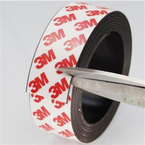 30 x 1.5mm super magnet strip self adhesive flexible magnetic strip rubber magnet tape width 30mm thickness 1.5mm