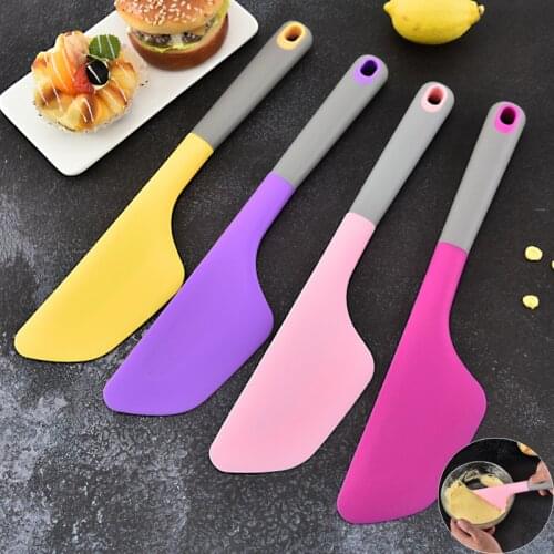 Extra Large Silicone Cream Baking Scraper Non Stick Butter Spatula Smoother Spreader Heat Resistant Cookie Pastry Scraper 34cm