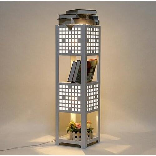 LED Floor Lamps carved flowers simple living room coffee table bedside table bookcase desktop bedroom standard lamp TA928510