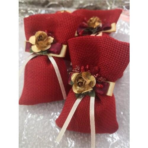 Ebay organizasyonKeten Fabric Flowering Pouch хна для мехенди henna bride veil welon