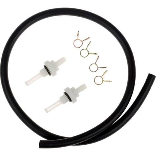 Fuel Jonit Filter with Feet Fuel Line and Clamp for HONDA GX120 140 GX160 GX200 GX240 GX270 GX340 GX390 Engine