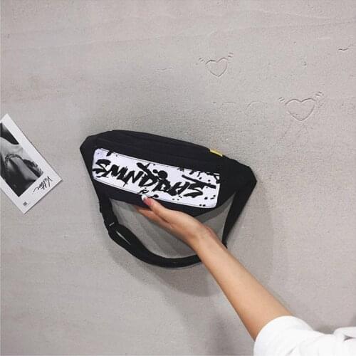 Street Trend Waist Bag Men Chest Bag Nylon Fashion Fanny Pack Unisex Belt Pack Crossbody Bags Male Waist Packs Phone Pouch