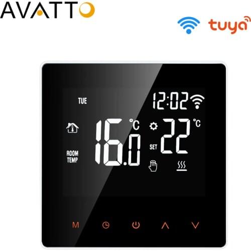 AVATTO Tuya WiFi Smart Thermostat Temperature Controller for Electric floor Heating,Water/Gas Boiler Voice Work for Google Home