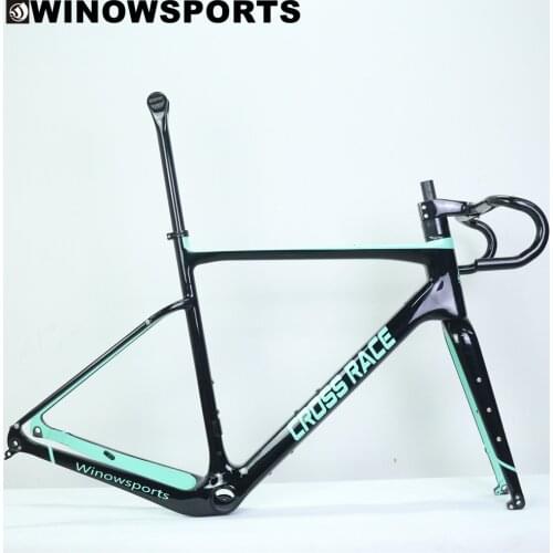 Winowsports carbon gravel cycling frame GF20 gravel grinder cyclocross road disc frame