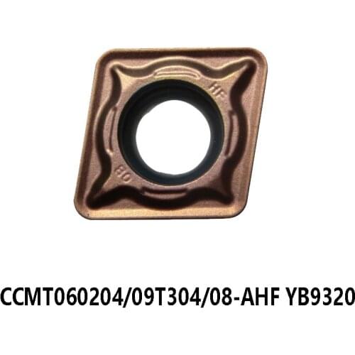 10pcs/box Original CCMT 060204 09T304 09T308 Carbide Inserts for Stainless CCMT060204-AHF CCMT09T304-AHF CCMT09T308-AHF YB9320