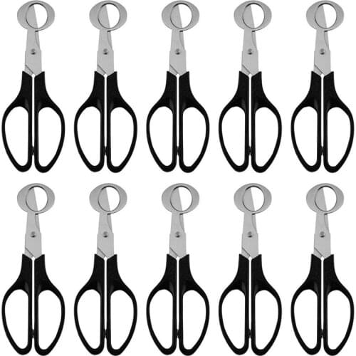 10PCS Egg Scissors Quail Egg Shell Cutters Separator Small Quail Egg Cracker Quail Scissors Opener Cigar Cutter