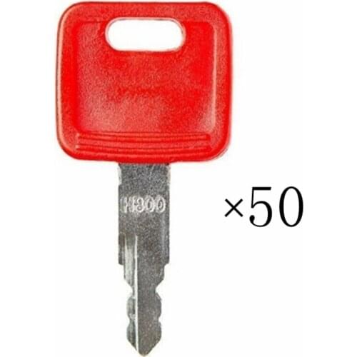50) Keys For John Deere For Hitachi Excavator Case Dozer New Holland H800 AT194969