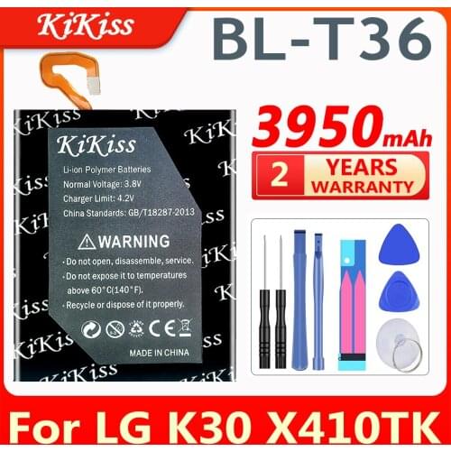 3950mAh BL-T36 battery For LG K30 X410TK Mobile Phone Replacement Battery BL T36 BLT36 Long Standby Time Batteries + Gift Tools