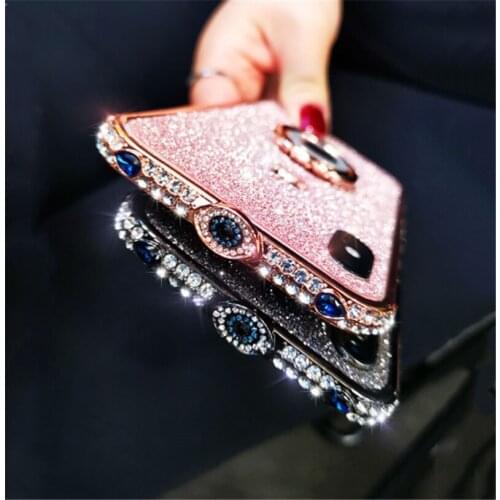 Glitter Rhinestone Crystal Diamond Case For iPhone 11 Pro Max 6 6S 7 8 Plus X Xs Xr Xs Max SE 2020 Case Bling Metal Bumper Cover