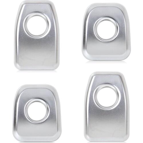 CITALL 4pcs Matt Chrome Car Interior Door Lock Pin Knob Grommet Ferrule Covers Button Trim For BMW X5 F15 2014 2015 X6 F16 2015