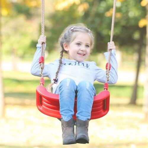 Children Fun Swing Outdoor/Indoor Sport Toy Swings Rope Set Rocking Chair Slides Playground Equipment Kids Plastic Hanging Swing