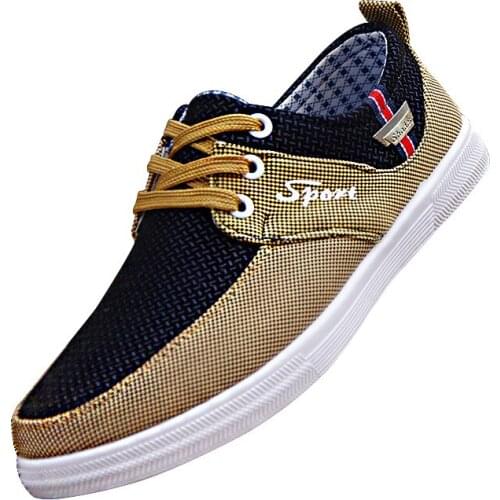 2021 Summer Autumn New Concise Style Mens Vulcanize Shoes Breathable Low Heel Mixed Colors Lace-up Shallow Casual Shoes