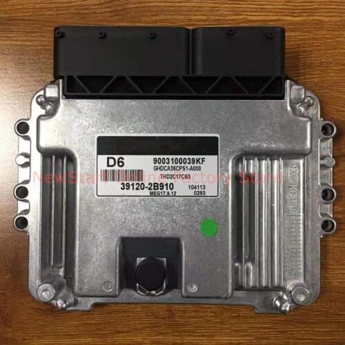 NEW Car Engine Computer ECU Car Electronic Control Unit 39120-2B920 39120-2B910 D6 MEG17.9.12