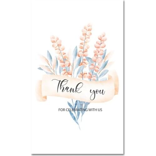 White paper card 10-30pcs "thank you"Small card Gift decoration card Writable card wedding Favors card 9x5.4cm
