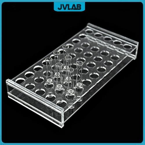 Plexiglass Ampoule Stand Sample Bottle Holder 50 Holes Pore Size 11/12.5/17/19/23mm Injection Bottle Rack For 1/2/5ml/10ml/20ml