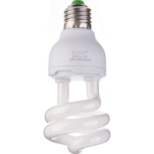 1Pc E27 UVB Lamp Calcium Supplement Light Bulb 220V 13W 130 X 55mm For Reptiles Tortoise