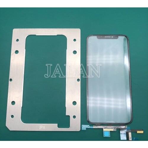 1pcs YMJ Custom mold For phone X LCD display touch screen glass OCA polarizer film unbend flex cable positioning laminating