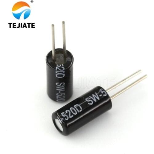 10PCS SW-520D 5X12MM Highly sensitive SW520 ball switch angle sensor Tilt switch vibration switch