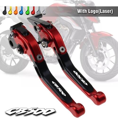 Aluminum Adjustable Motorcycles Brake Clutch Lever for Honda CB500 CB 500 1998 - 2003 1999 2000 2001 2002 Moto Brake Lever