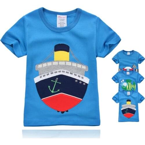 Y93 Free shipping boys cartoon T-shirt cotton short-sleeved T-shirt sports breathable short-sleeved sweatshirt