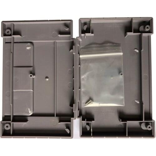 1pcs For Nintendo SNES super unlimited game card shell case cover (2 stainless steel 3.8mm screws) gray American version