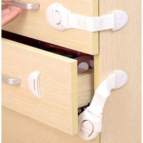 Child Lock Protection Of Children Locking Doors For Childrens Safety Kids Safety Plastic Lock For Child Baby Drawer Lock SF002