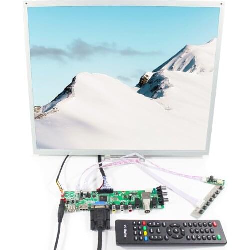 HD MI VGA AV USB RF LCD Board Work with 17" G170EG01 V1 1280X1024 TFT LCD Screen