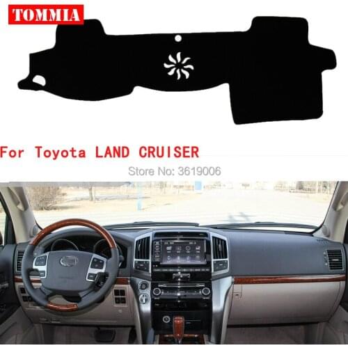 TOMMIA Interior Dashboard Cover Light Avoid Pad Photophobism Mat Sticker For Toyota LAND CRUISER