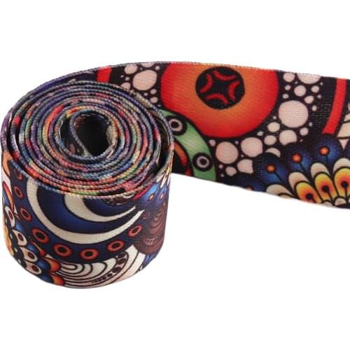 Colorful Stripe Webbing 3yards 38mm Webbing Strap Fabric Webbing Belt Strap Handbag Strap webbing ribbon luggage belt strap