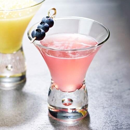 Creative Glass cup cocktail glass ice cream dessert cup martini champagne glass Thick bottom glass cup Drinking utensil