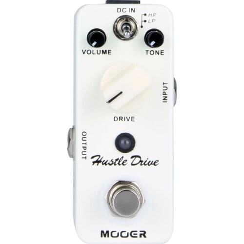 MOOER Micro Hustle Drive Distortion effect guitar pedal Tube-like Drive sound Guitar Pedal Compact