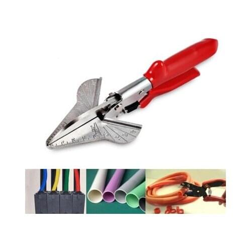 Multifunctional angle scissors PVC plastic scissors 45-120 degree wire groove multi angle scissors