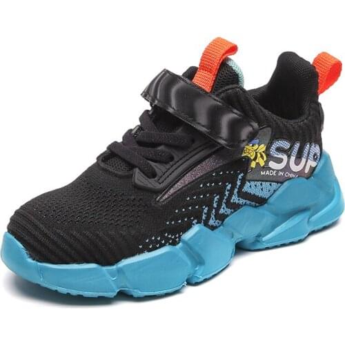 Fashion Childrens Casual Sneakers Spring Autumn Kids Shoes Baby Boys Girls Breathable Soft Anti-Slip Running Sports Shoes