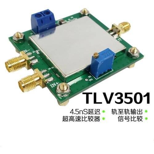 Dawupine TLV3501 Ultra High Speed Voltage Comparator Module Compare with the opposite side Rail-to-rail Sinusoidal square wave