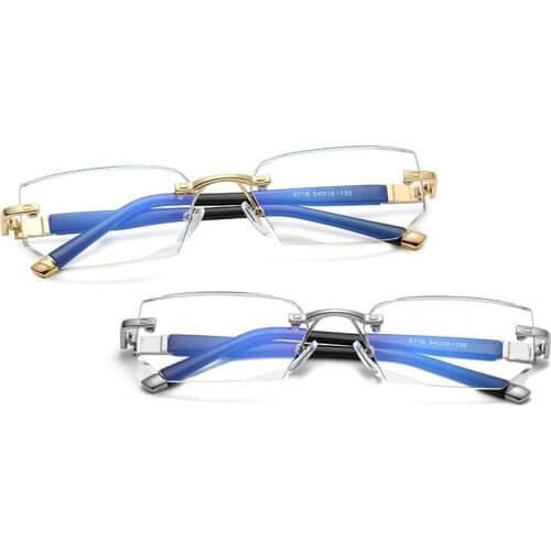 Women Reading Glasses Presbyopic Frameless Eyeglasses Woman Rimless Female Glass High Quality Luxury 2019 Diopter +1+1.5+2+2.5+3