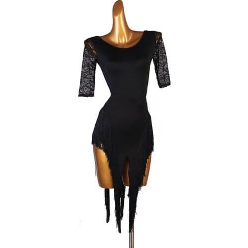 Latin Dance Women Adult Sexy Body Suit Short Sleeve Performance Dancing Clothing Practice Clothes Round Neck Onesies