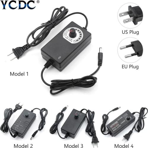 Adjustable Power Charger strip lamp Supply Adapter 1-24V/3-12V/9-24V/24-36V For LED Universal adapter with display Strip Light