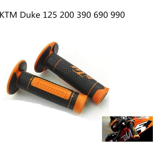 Motorcycle Rubber Hand Grips Soft Handle Gel Protector for KTM KTM990 125/200/390 DUKE KTM990