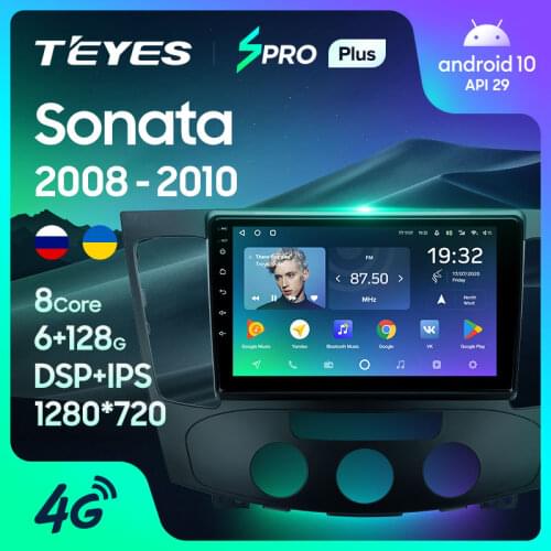 TEYES SPRO Plus For Hyundai Sonata NF 2008 - 2010 Car Radio Multimedia Video Player Navigation GPS Android 10 No 2din 2 din dvd
