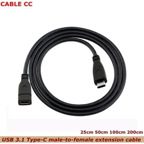 USB3.1 Type-C male to female charging data extension cable revolution mother MacBook LeTV Huawei mobile computer data cable
