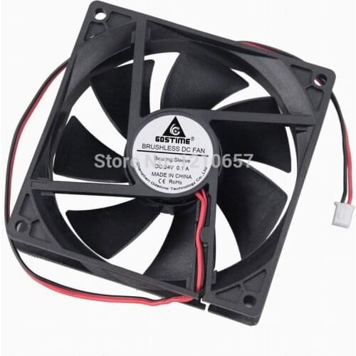 10 PCS LOT DC 24V 2Pin Exhaust Cooling Fan 90mm 9cm 92mm x 25mm High Quality