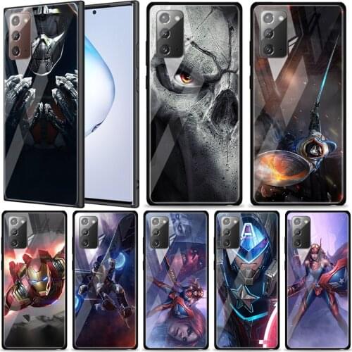 Marvel Future Fight Tempered Glass For Samsung Galaxy Note 20 Ultra 10 9 8 Plus Lite A70 A50 A40 A30 A20 A10 Phone Case
