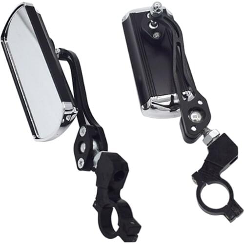 Free Shipping Universal Rear View Mirrors Motorcycle Mirror Scooter E-Bike Rearview Mirrors with 10mm Thread 21-24mm Handlebars