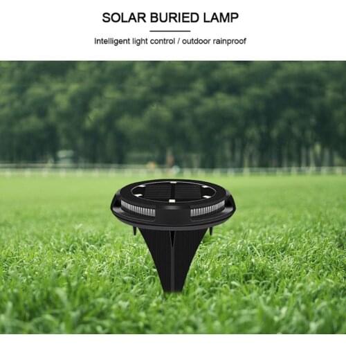 Garden Pathway Solar Ground Lights 10 Pcs LED Waterproof Floor Lamp for Outdoor Q0KF