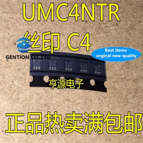 10Pcs UMC4NTR MC4N Silkscreen C4 SOT23-5 in stock 100% new and original